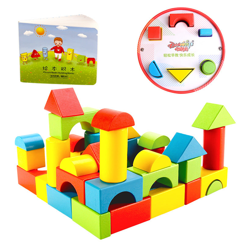 Macaron Large Particle Building Blocks Children's Early Education Educational Toys