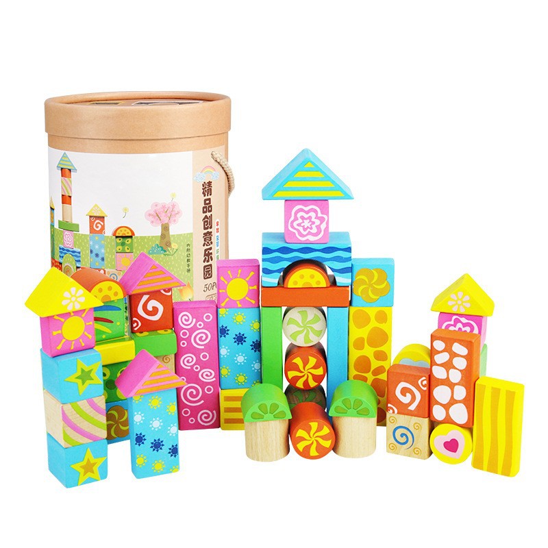 Macaron Large Particle Building Blocks Children's Early Education Educational Toys
