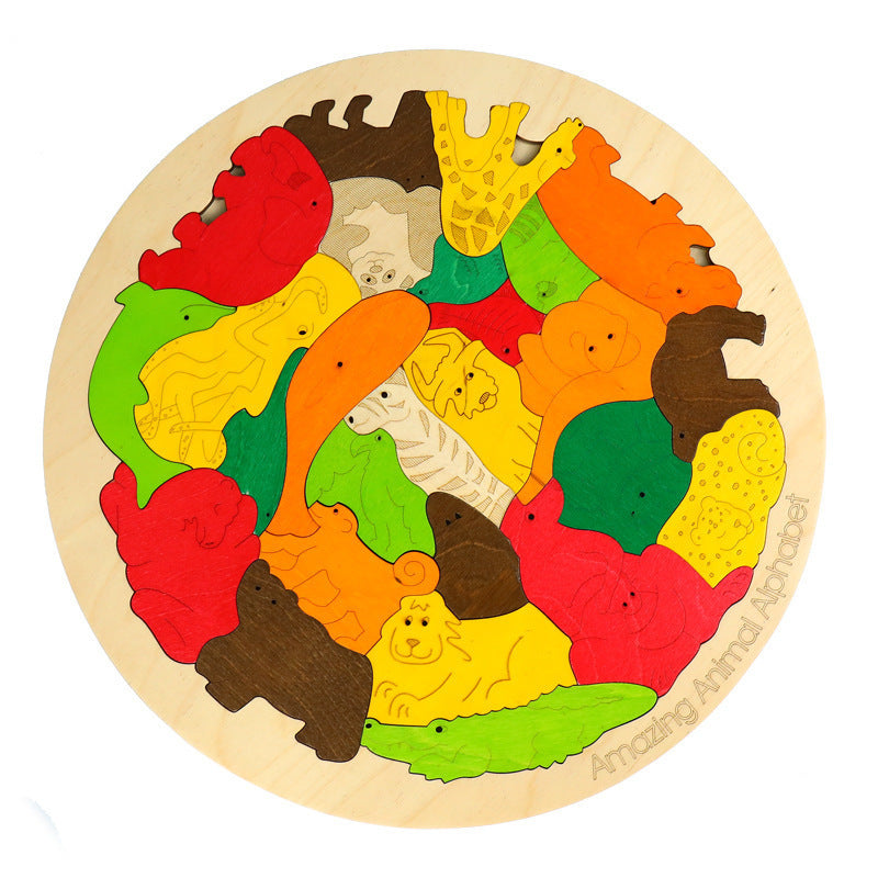11 pieces Children's Educational Odorless Wooden Toys