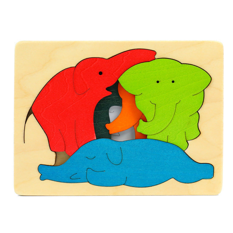 11 pieces Children's Educational Odorless Wooden Toys