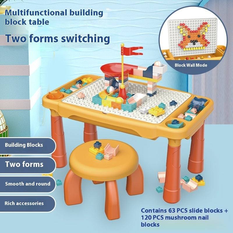 Educational Toys Mushroom Nail Building Blocks Splicing