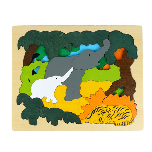 11 pieces Children's Educational Odorless Wooden Toys