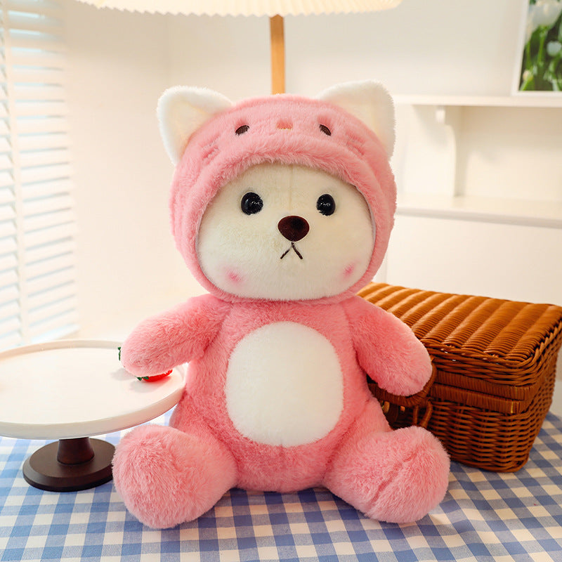Transform Doll Plush Toys Bear Pillow