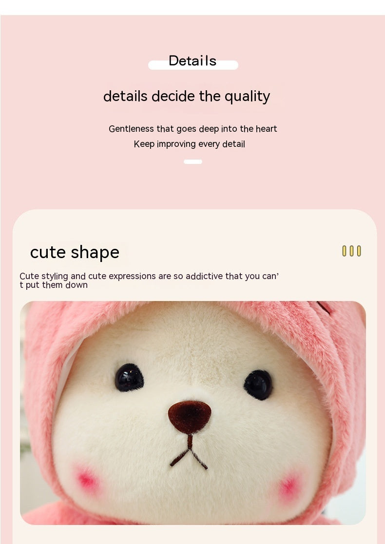 Transform Doll Plush Toys Bear Pillow