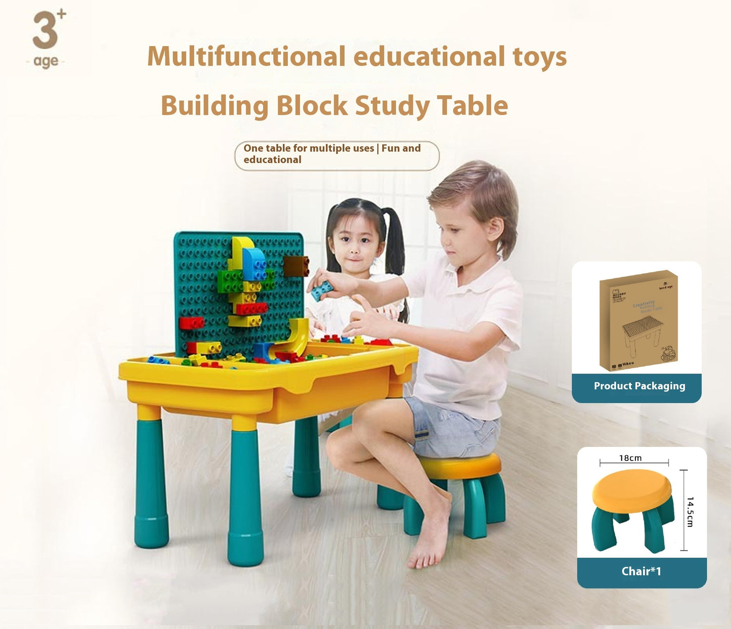 Educational Toys Mushroom Nail Building Blocks Splicing