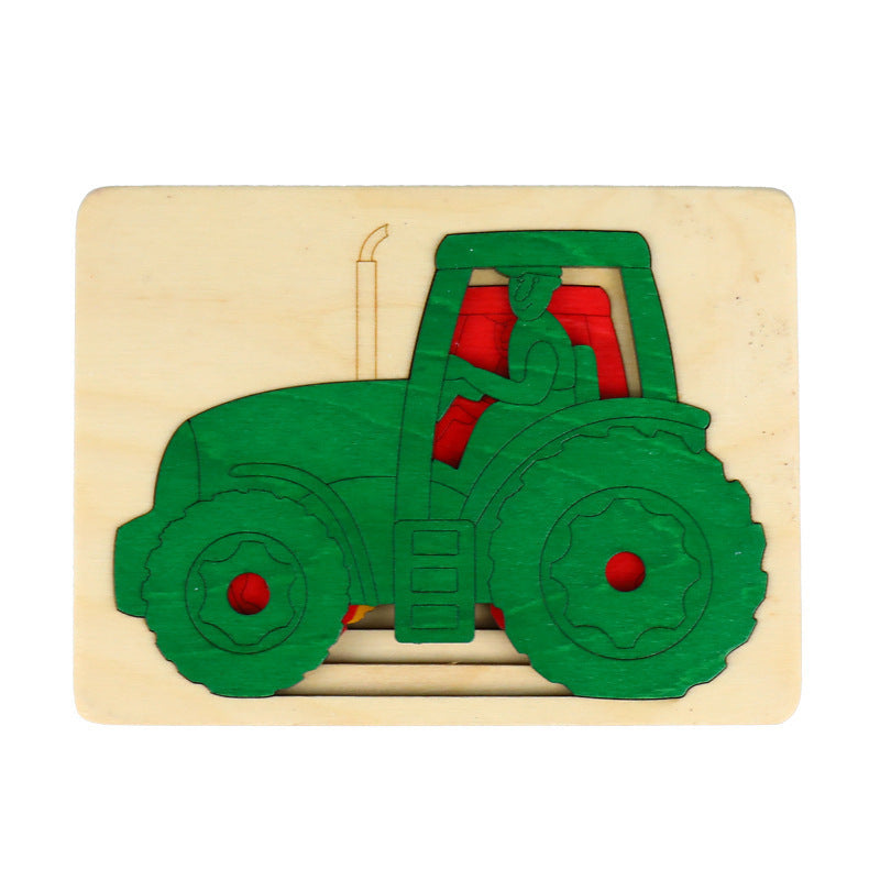 11 pieces Children's Educational Odorless Wooden Toys